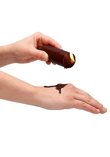 восковая bdsm-свеча  wax play с ароматом шоколада в Сочи