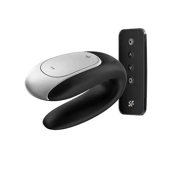 вибростимулятор для пар satisfyer double fun, черный в Сочи