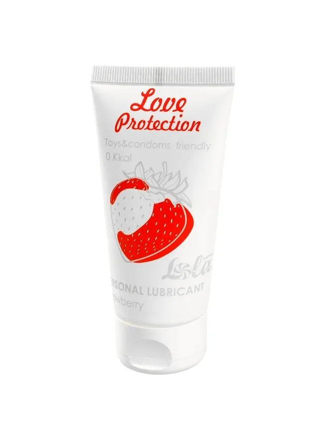 лубрикант на водной основе lola games love protection strawberry 50ml 1831-01lola в Сочи