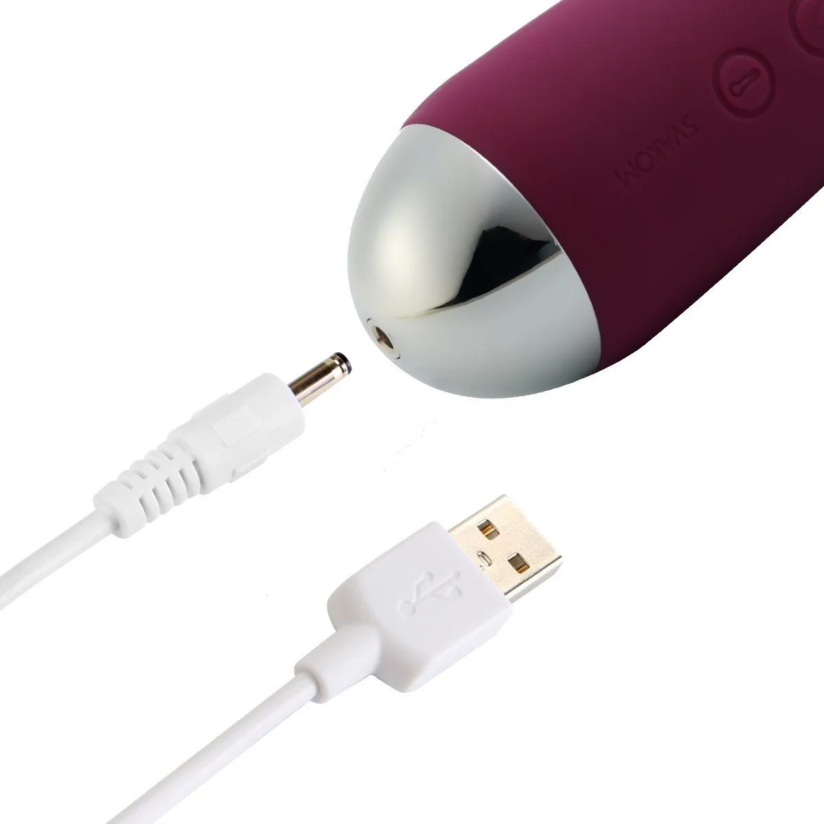 универсальный массажер с насадкой svakom emma, фиолетовый в Сочи