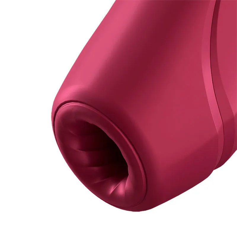 вакуум-волновой бесконтактный cтимулятор satisfyer curvy 1+, бордовый в Сочи
