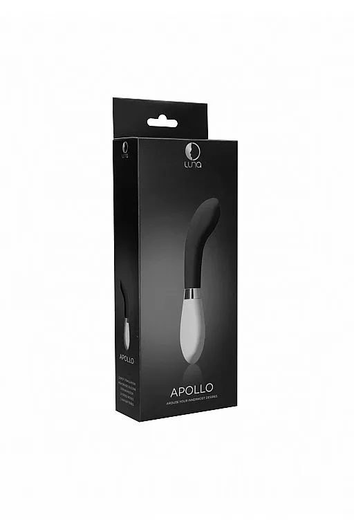 вибромассажер для точки g или простаты apollo, чёрный в Сочи