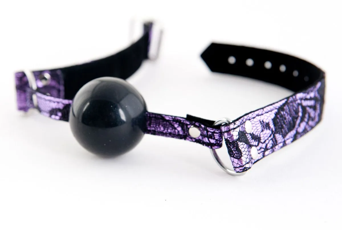 кляп toyfa marcus на кружевном ремешке, силикон, розовый, 62 см в Сочи