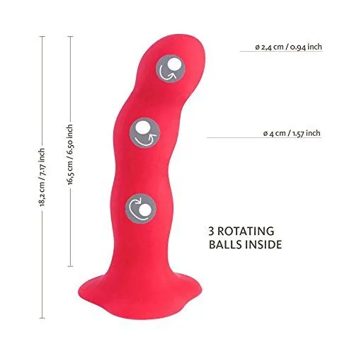 фаллоимитатор fun factory bouncer, красный в Сочи