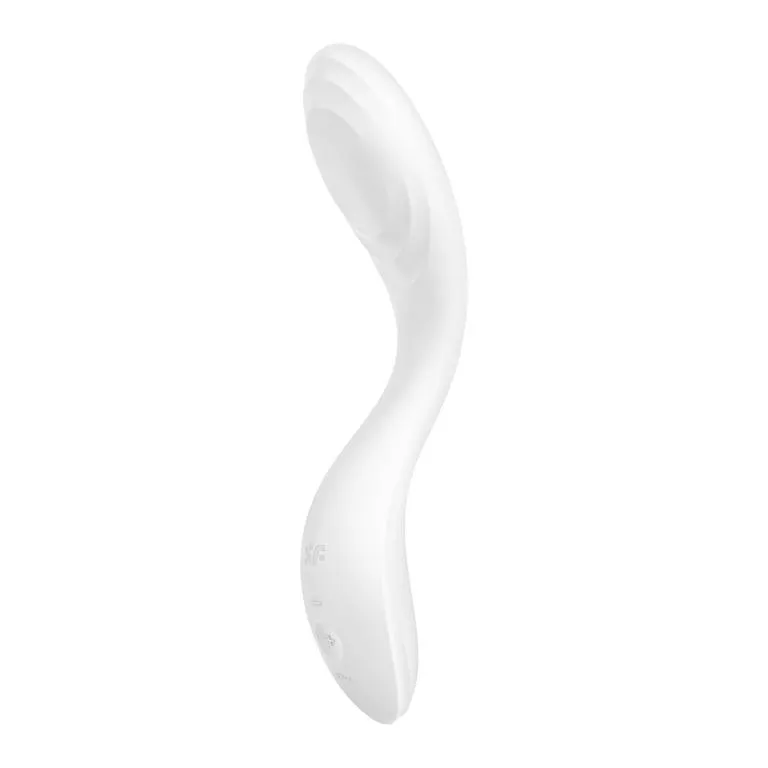 вибромассажер satisfyer rrrolling pleasure с движущимся шариком для стимуляции точки g (белый) в Сочи