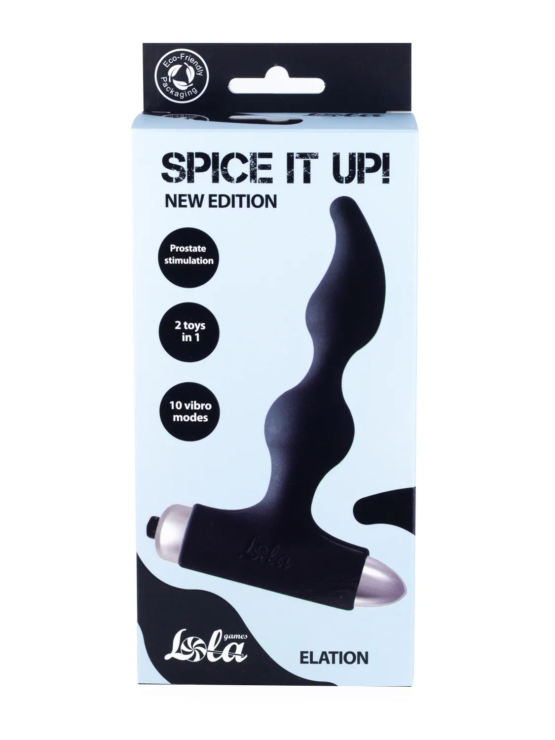 анальная пробка с вибрацией spice it up new edition elation black 8018-01lola в Сочи