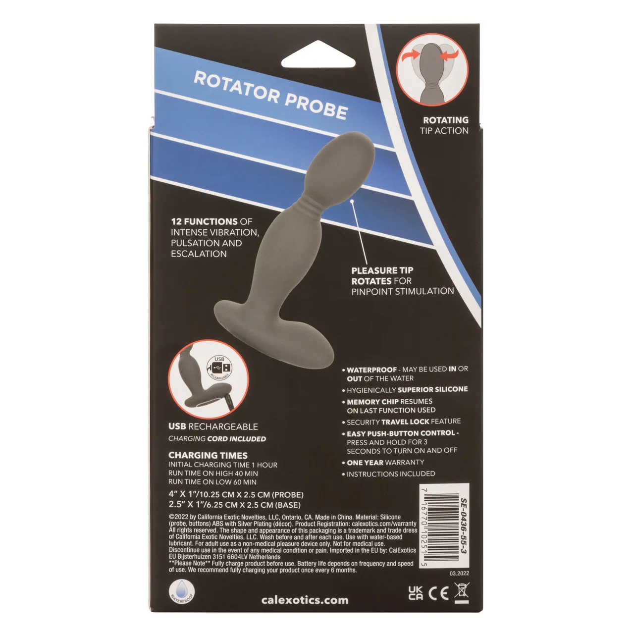 вибромассажер простаты с ротацией eclipse rotator probe в Сочи