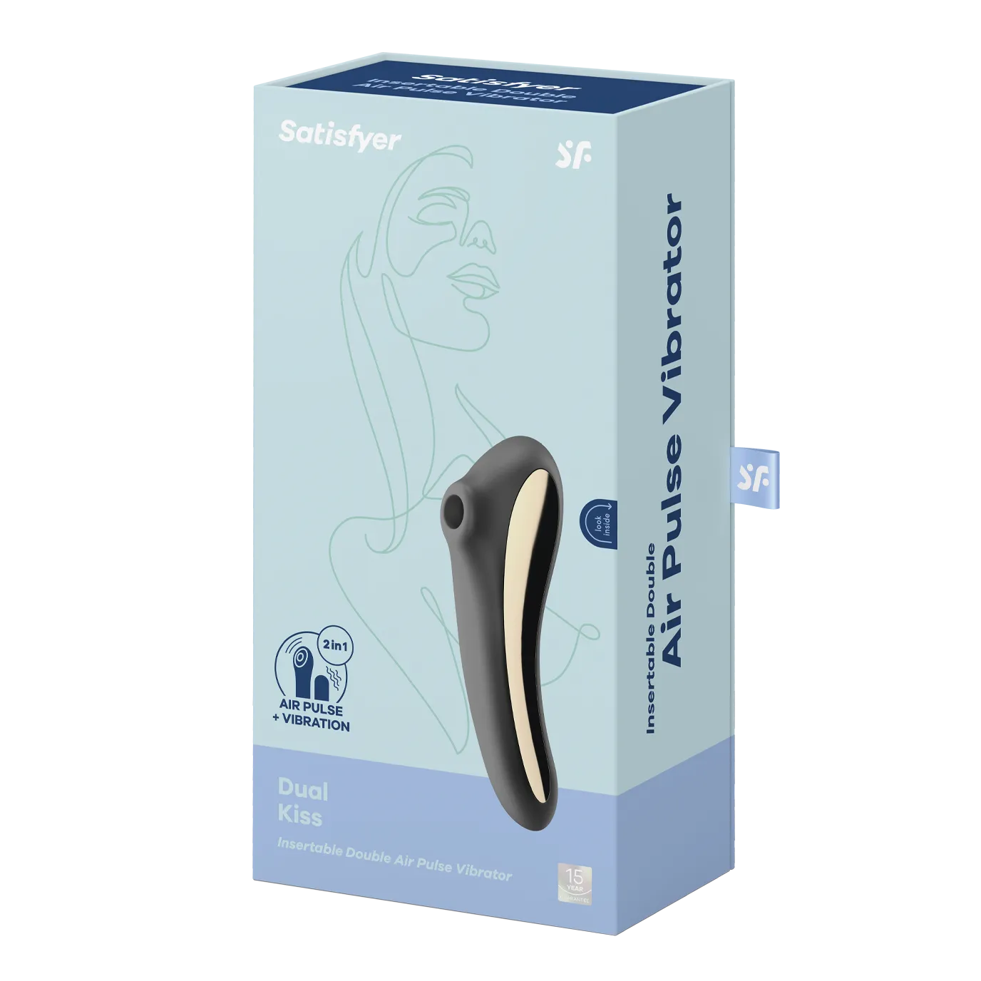 вакуумный массажер satisfyer dual kiss black 003009sa в Сочи