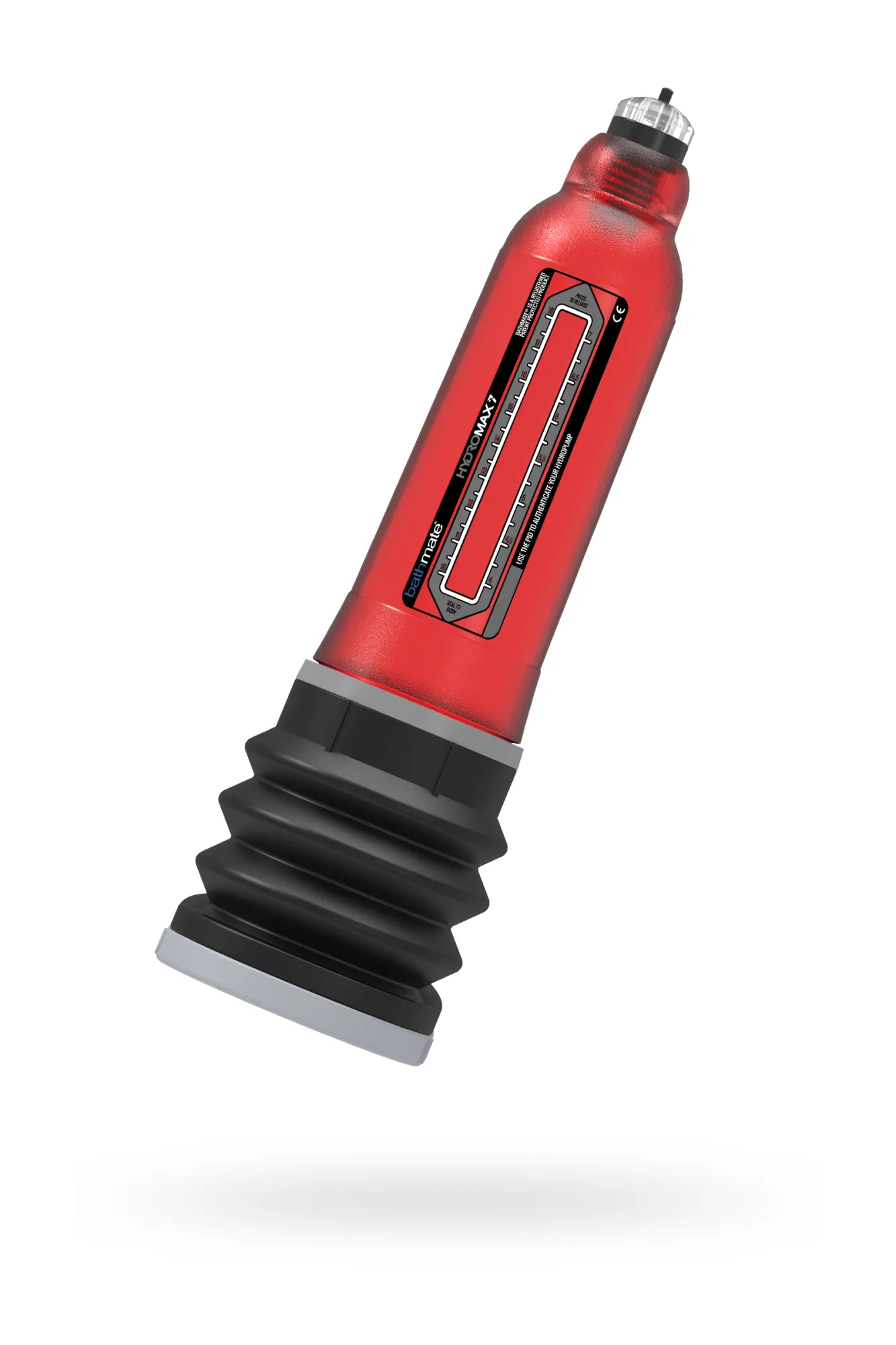 гидропомпа bathmate hydromax7, abs пластик, красный, 30 см (аналог hydromax x30) в Сочи