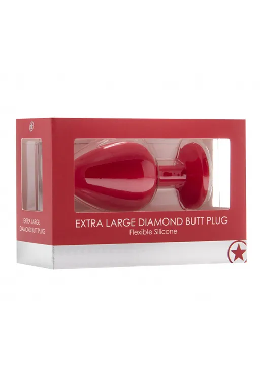 анальная пробка с кристаллом diamond butt plug (extra large ) в Сочи
