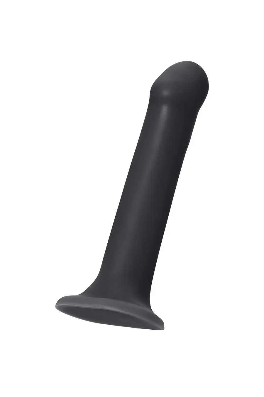 ремневой нереалистичный страпон на присоске strap-on-me, l, силикон, черный, 19 см + дисплей в Сочи