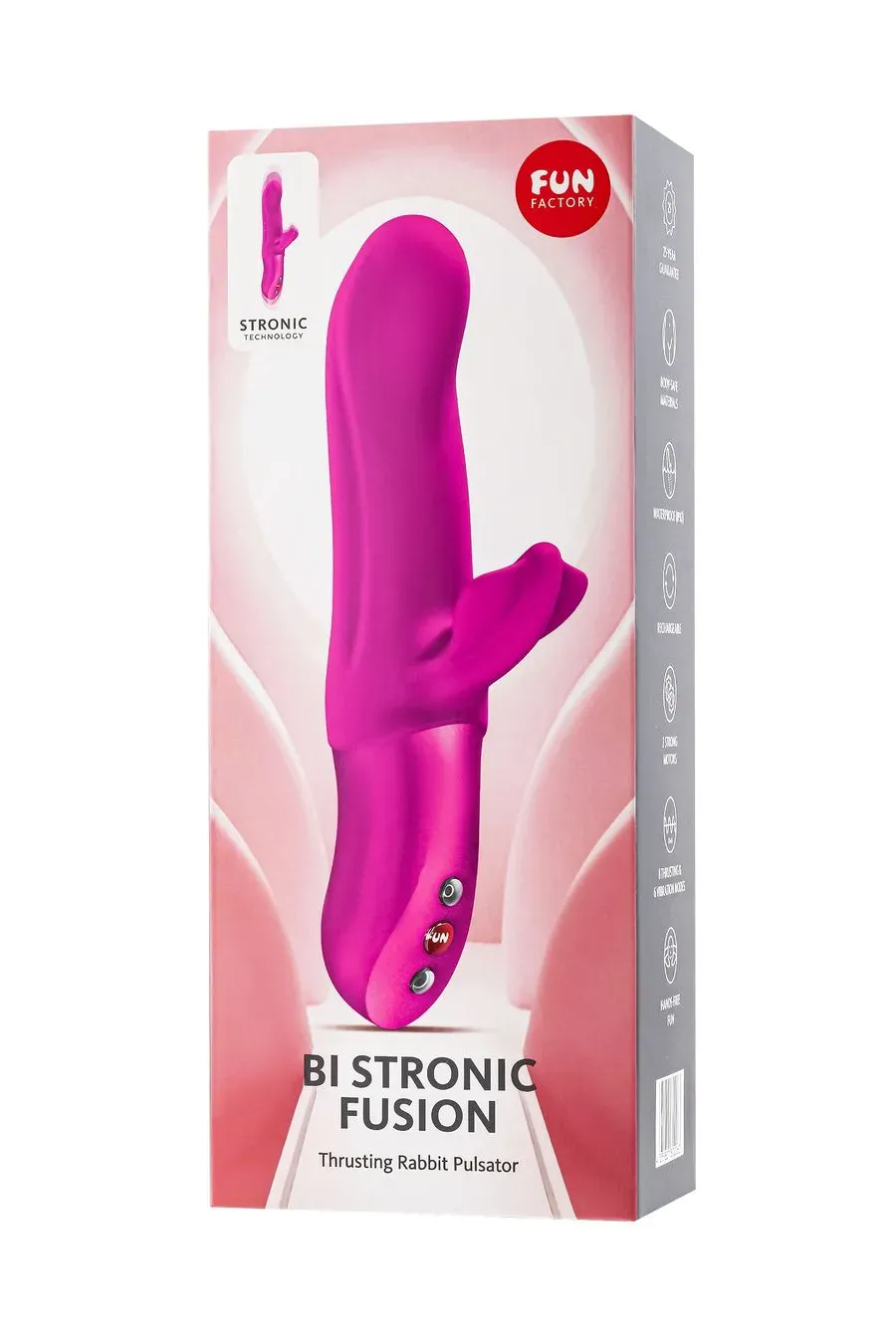пульсатор fun factory bi stronic fusion, розовый в Сочи