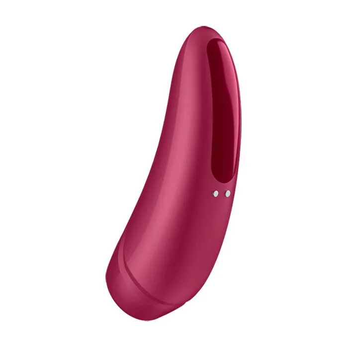 вакуум-волновой бесконтактный cтимулятор satisfyer curvy 1+, бордовый в Сочи