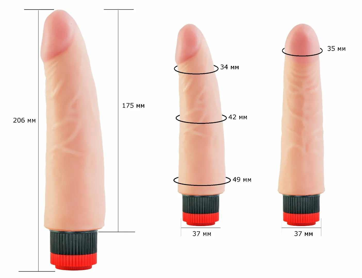 вибромассажёр cock next 6"8 602205ru в Сочи