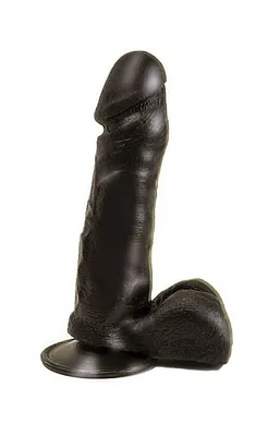 фаллоимитатор на присоске черный 401400ru в Сочи