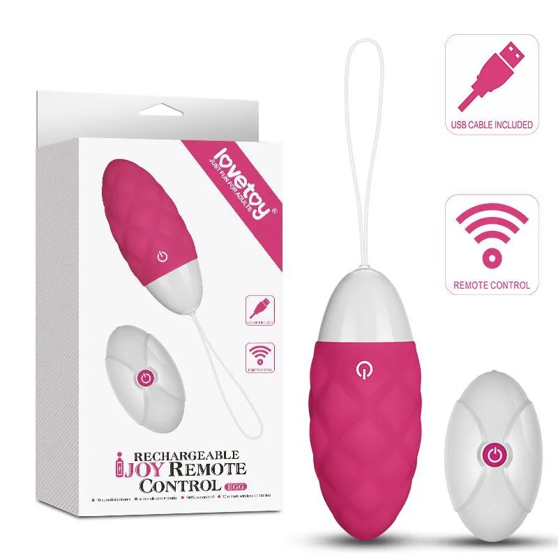 виброяйцо lovetoy ijoy rechargeable egg, розовое в Сочи