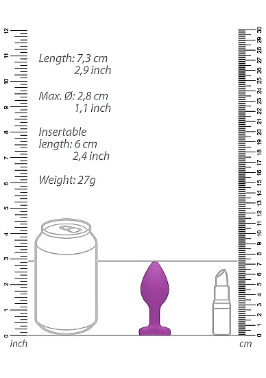 анальная пробка diamond heart butt plug в Сочи