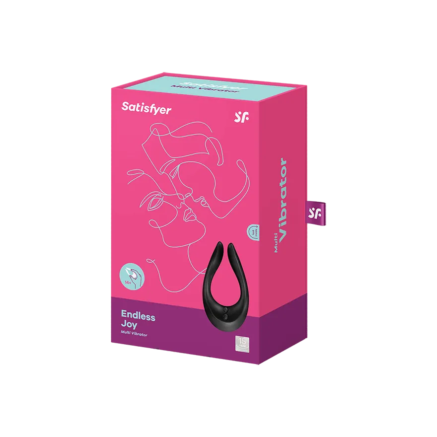 cтимулятор satisfyer endless joy, черный в Сочи