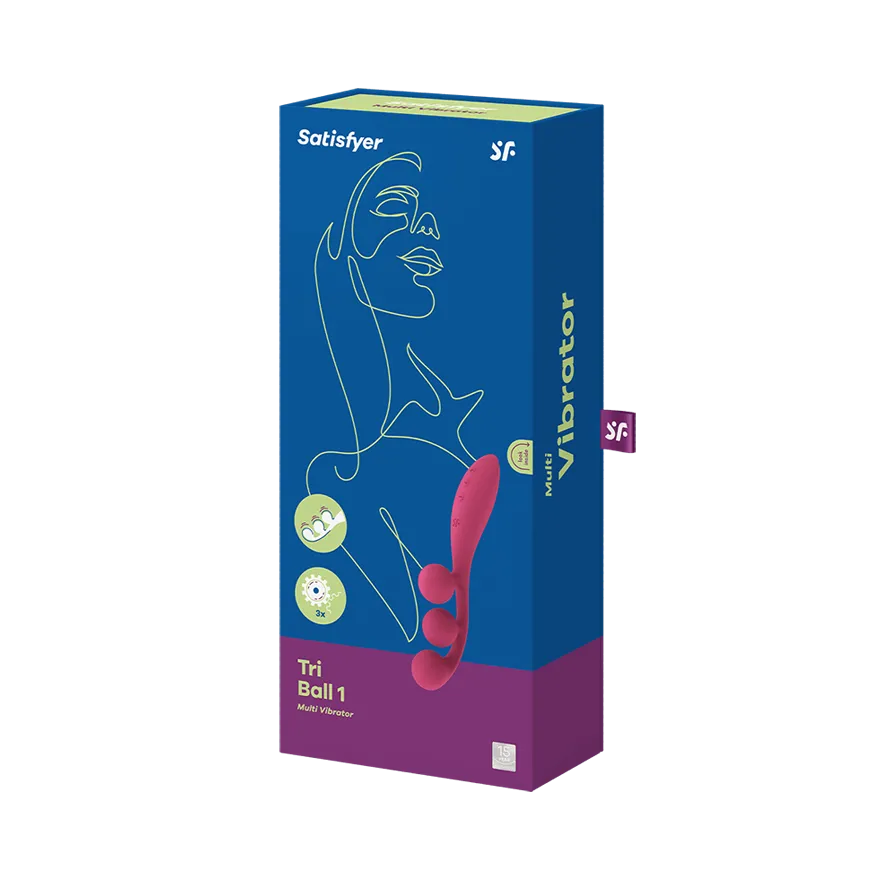 мульти-вибратор satisfyer tri ball 1 red 018263sa в Сочи