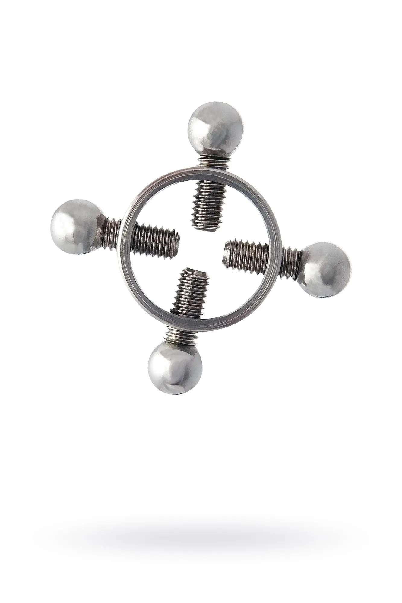 зажимы для сосков metal by toyfa, металл, серебряные, 2,6 см в Сочи