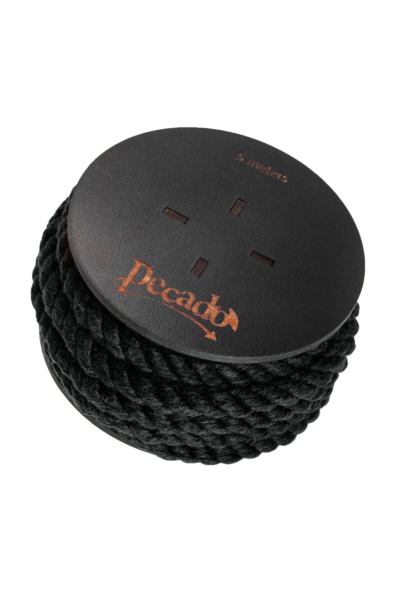 веревка для шибари pecado bdsm, на катушке, хлопок, черная, 5 м в Сочи