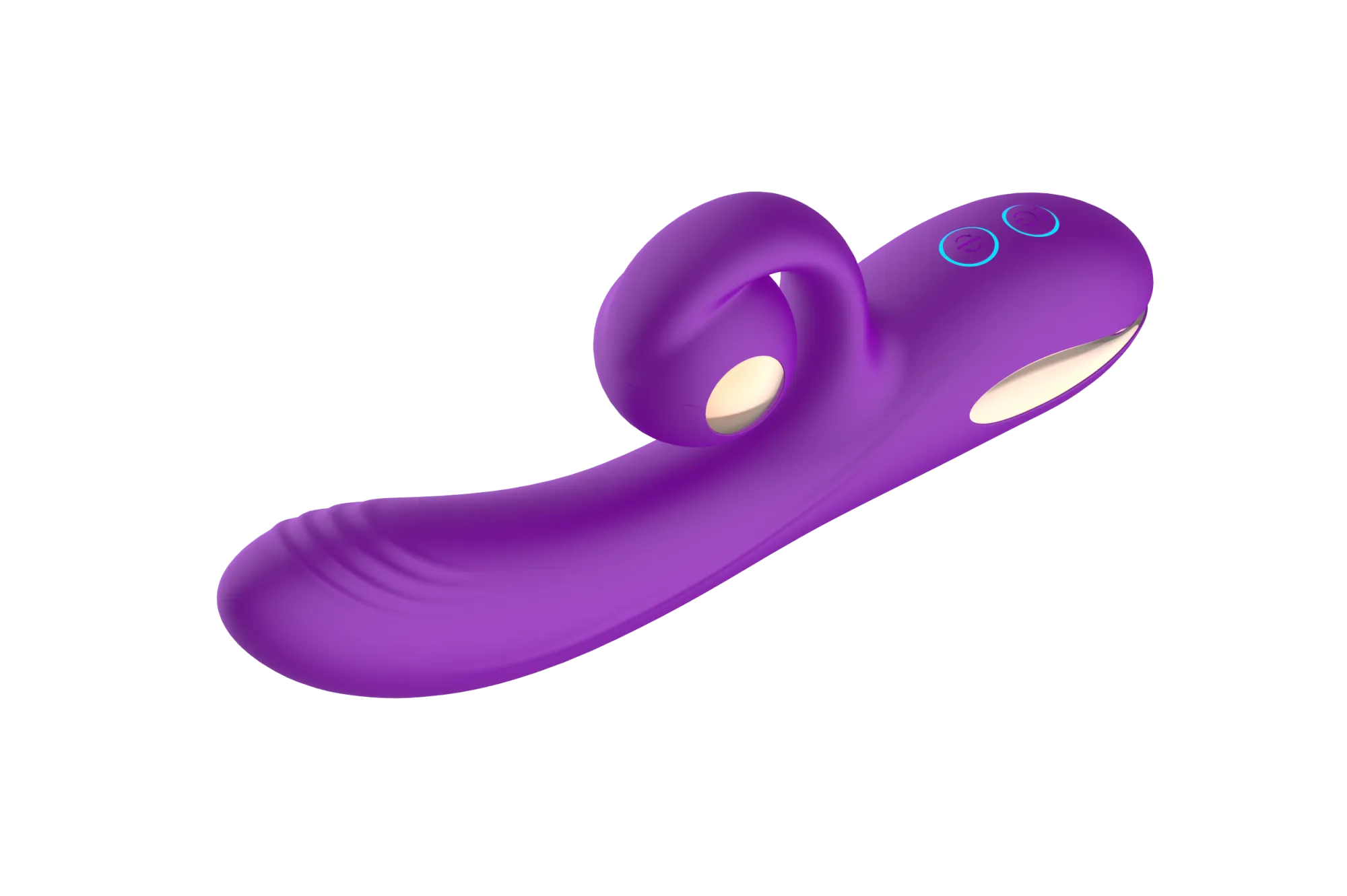 силиконовый вибратор-кролик с функцией вращения sw3052-purple в Сочи