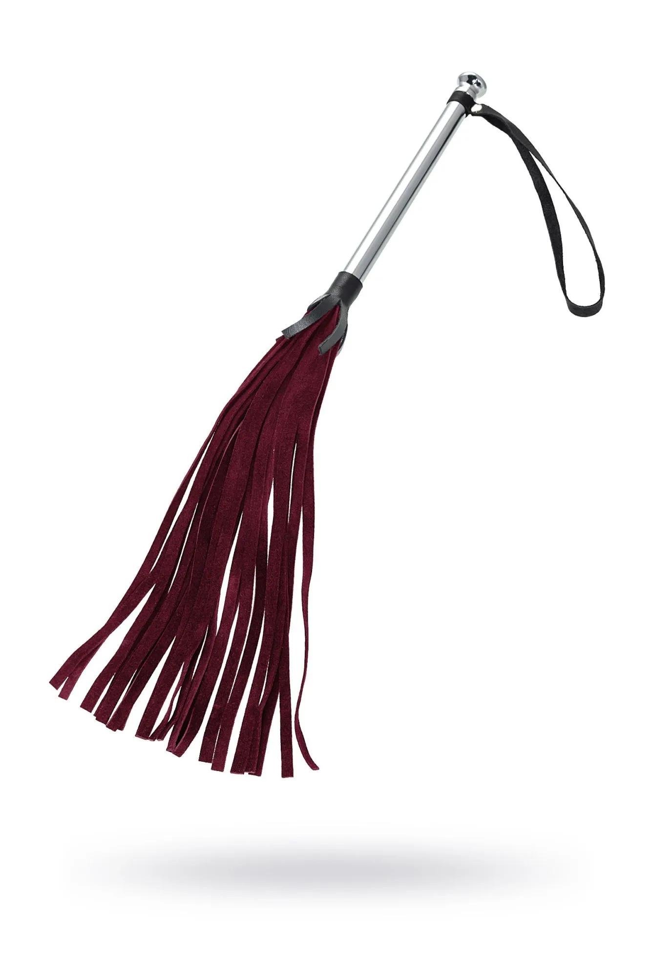 плеть pecado bdsm, «бургундия», натуральный велюр, красная в Сочи