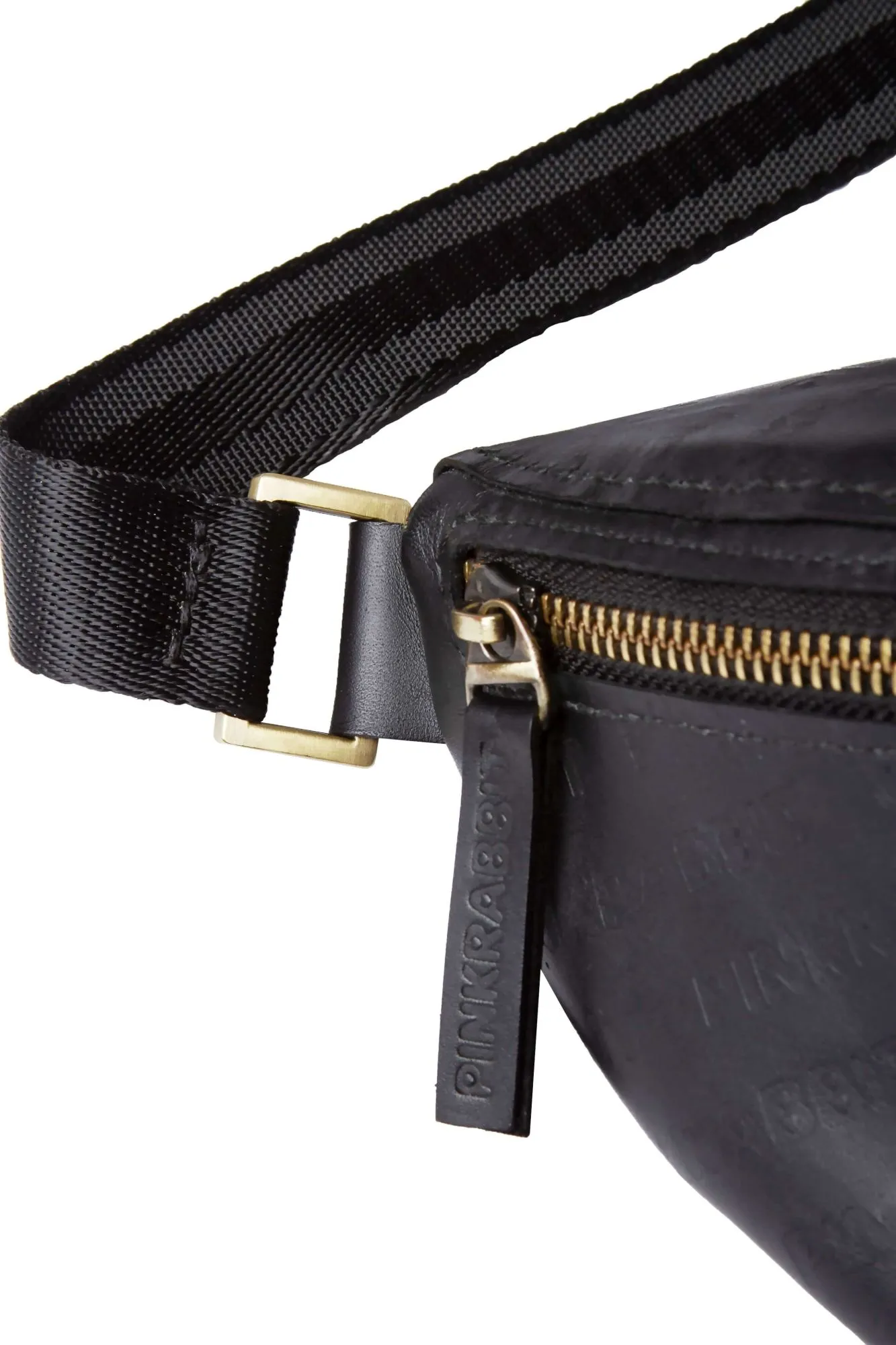 бананка черная с кольцом и принтом в Сочи