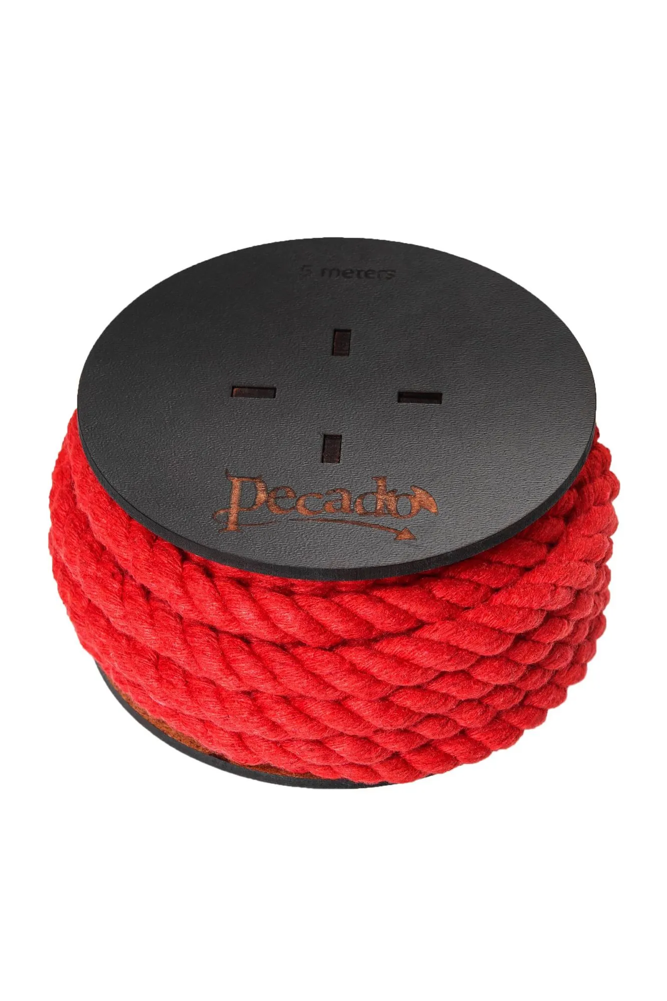 веревка для шибари pecado bdsm, на катушке, хлопок, красная, 5 м в Сочи