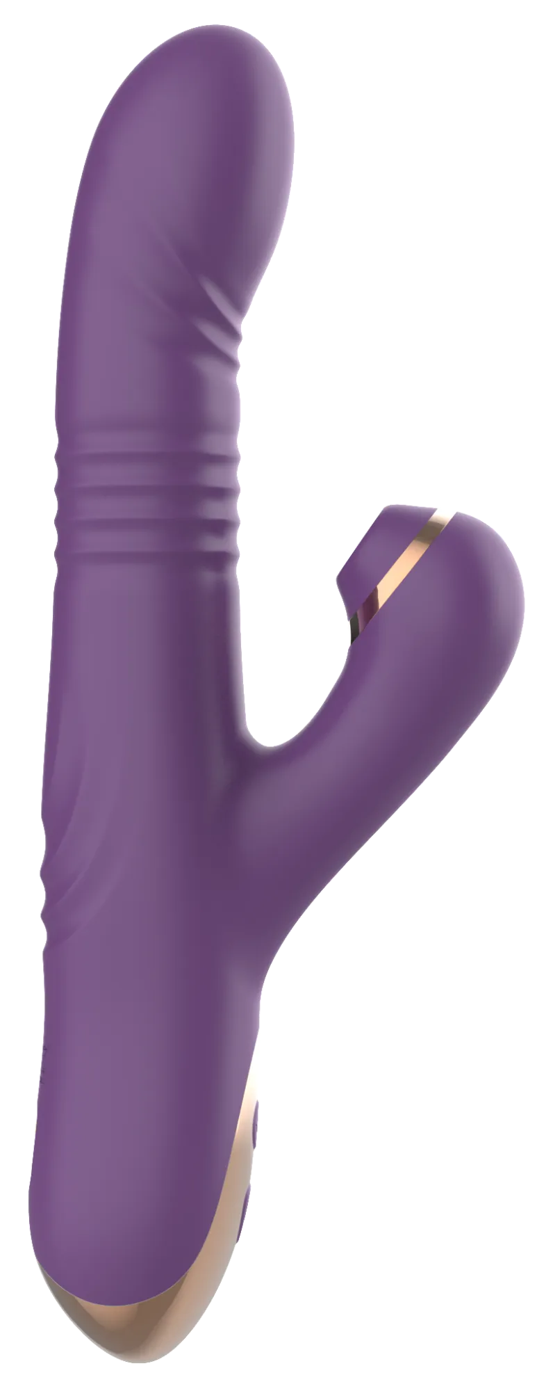 силиконовый вибратор с возвратно-поступательной стимуляцией sw24126-purple в Сочи