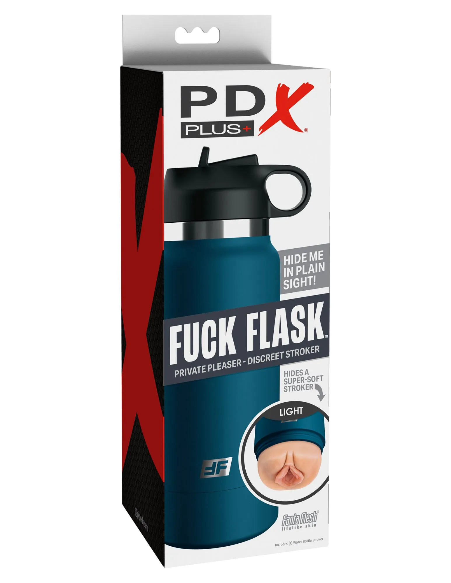 мастурбатор fap flask thrill seeker discreet stroker - black bottle - frosted pipedream rd62721pd в Сочи