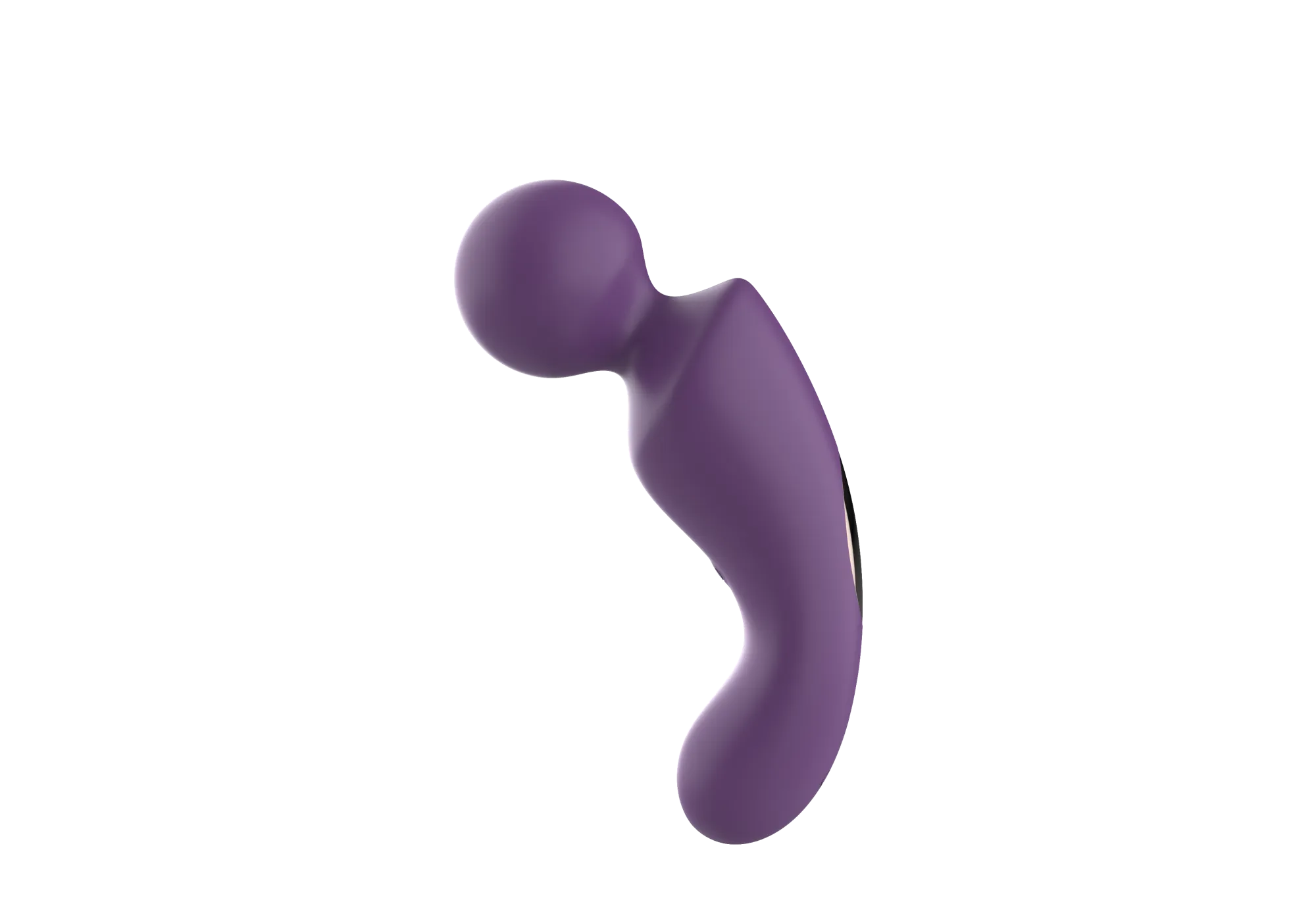 вибратор- вонд с изогнутым корпусом secwell sw24125-purple в Сочи