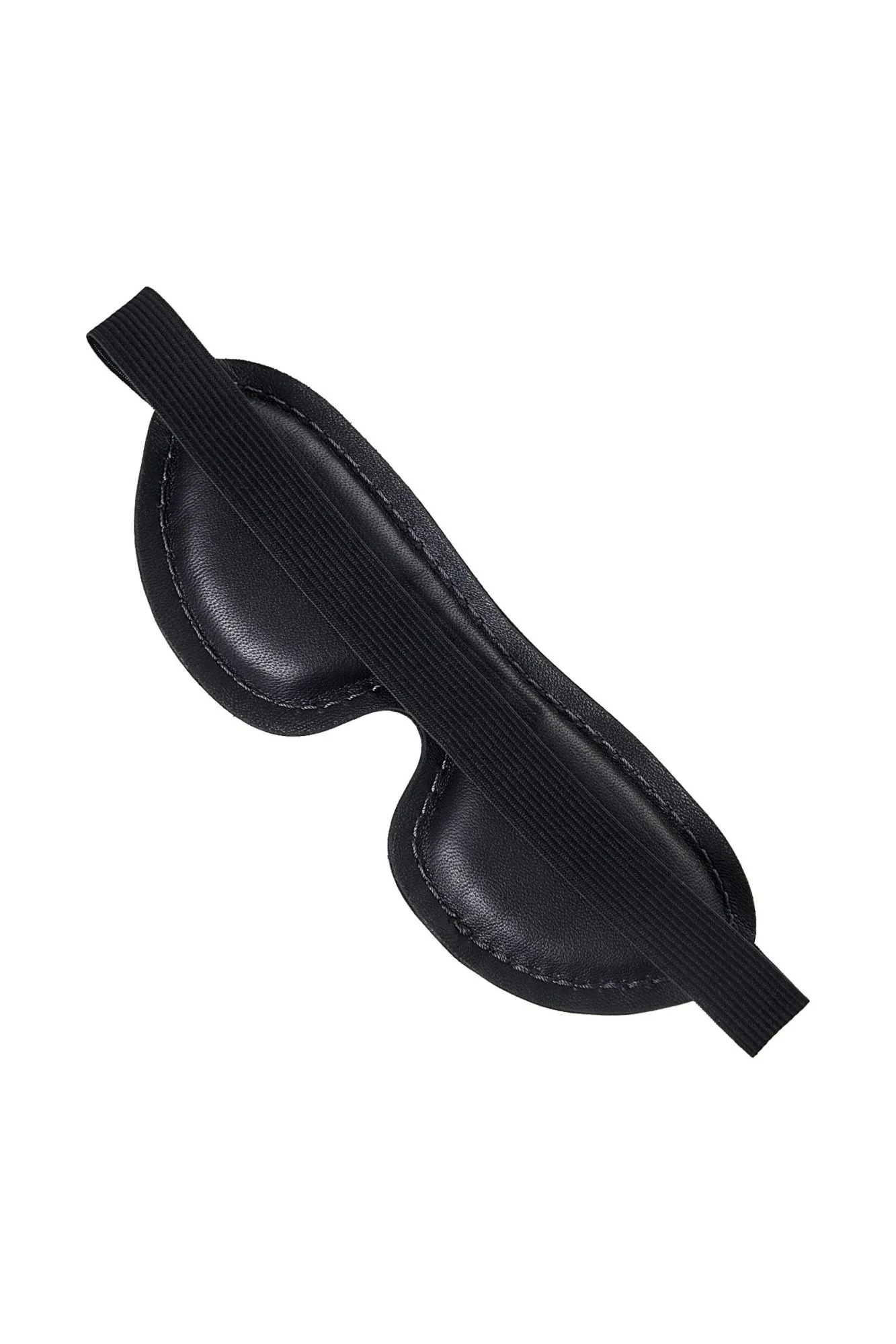 маска pecado bdsm, мягкая закрытая овальная, натуральная кожа, черная в Сочи