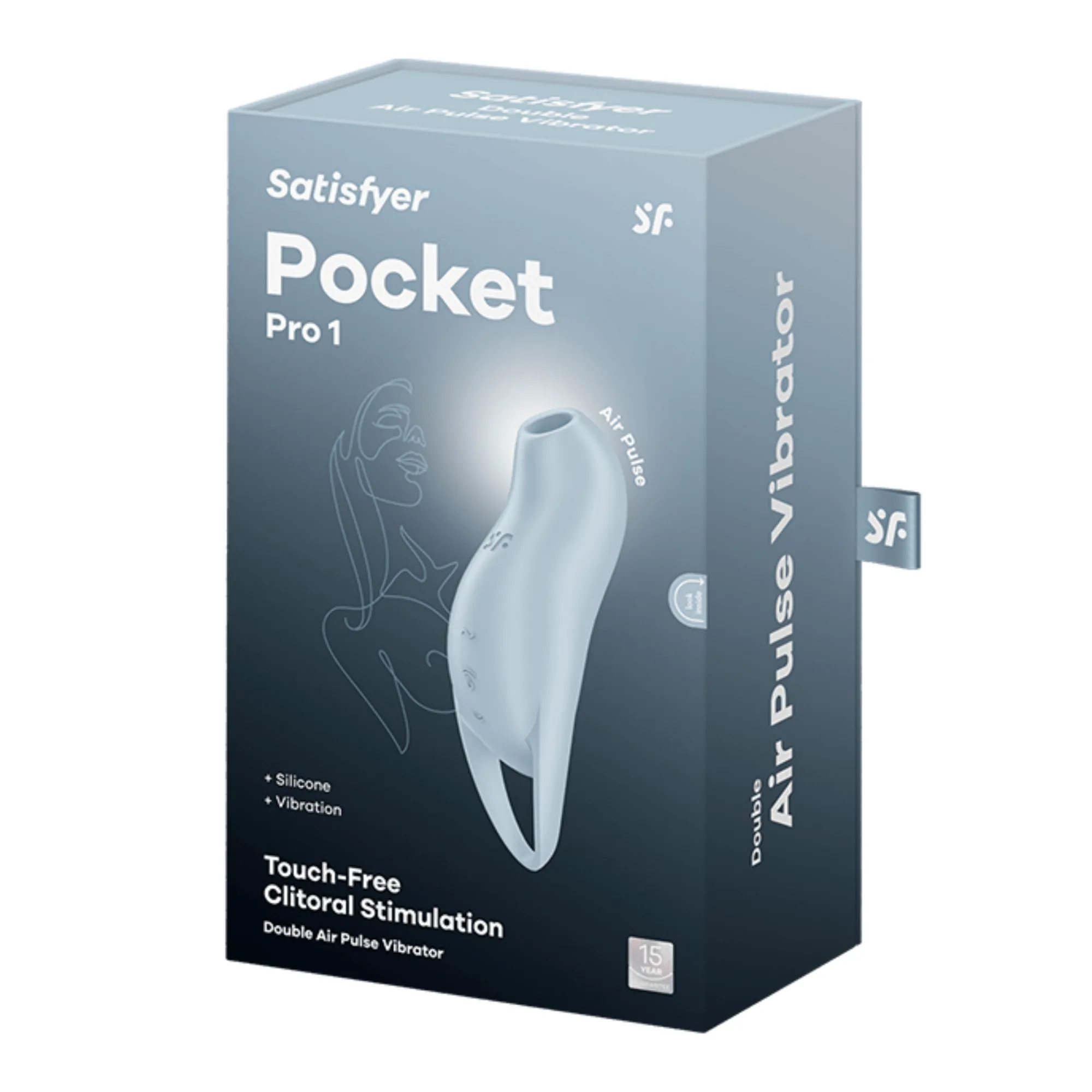 вакуумный массажер satisfyer pocket pro 1 light blue 045160sa в Сочи