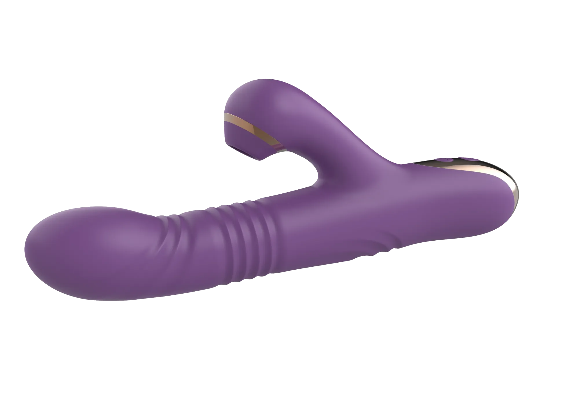 силиконовый вибратор с возвратно-поступательной стимуляцией sw24126-purple в Сочи