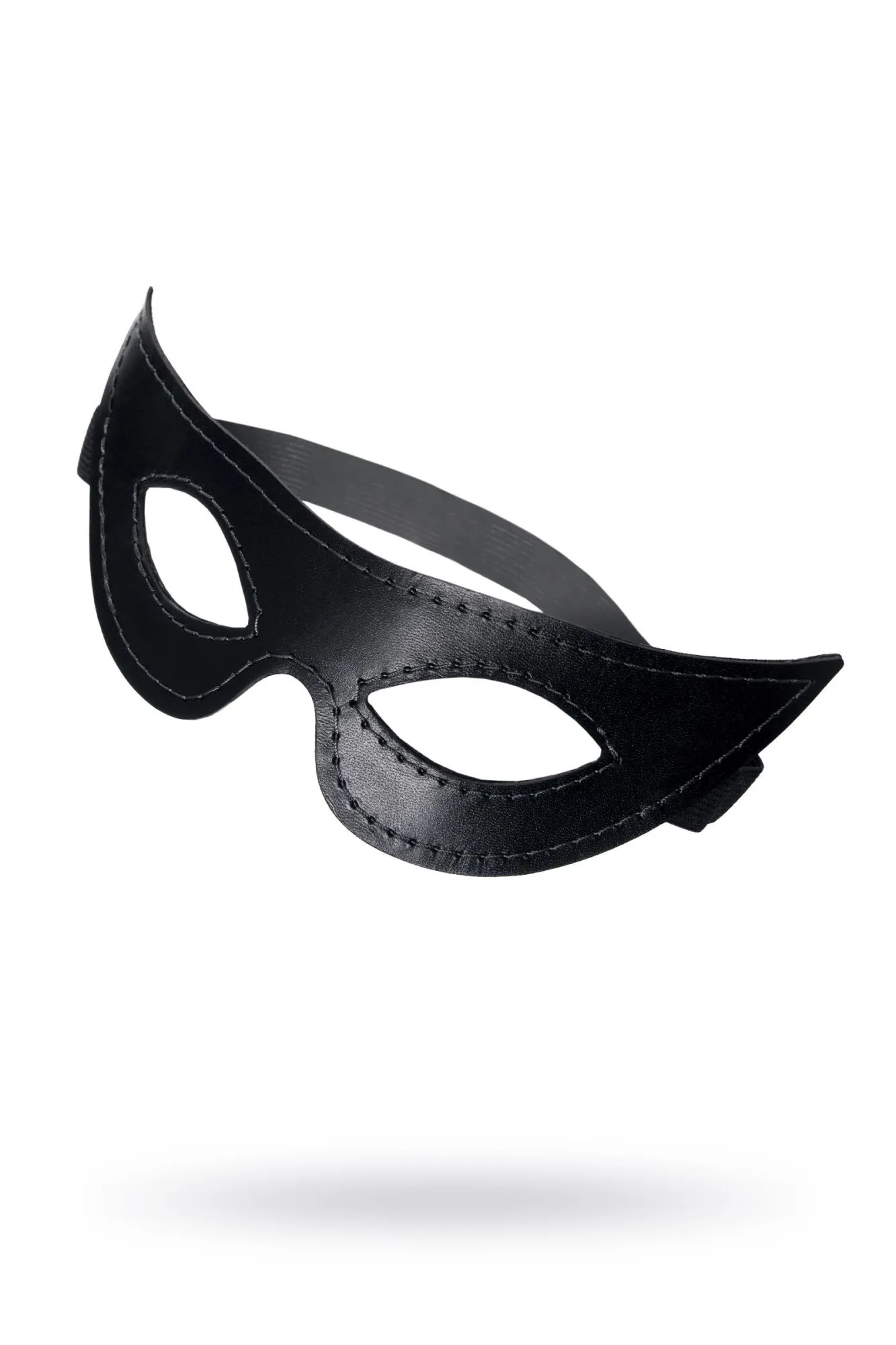 маска pecado bdsm, открытая острая, натуральная кожа, черная в Сочи