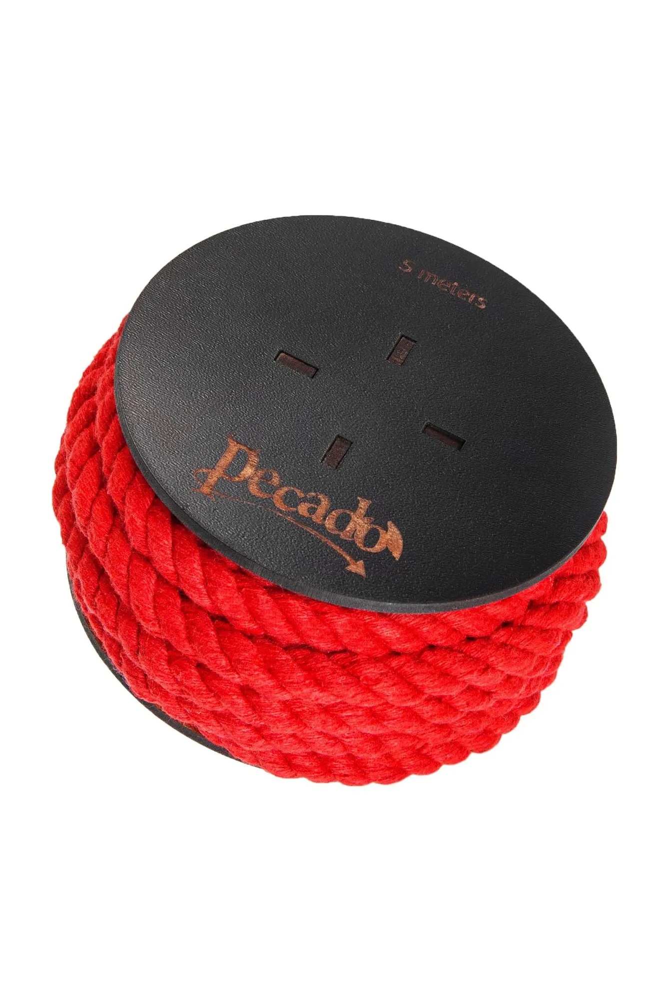 веревка для шибари pecado bdsm, на катушке, хлопок, красная, 5 м в Сочи