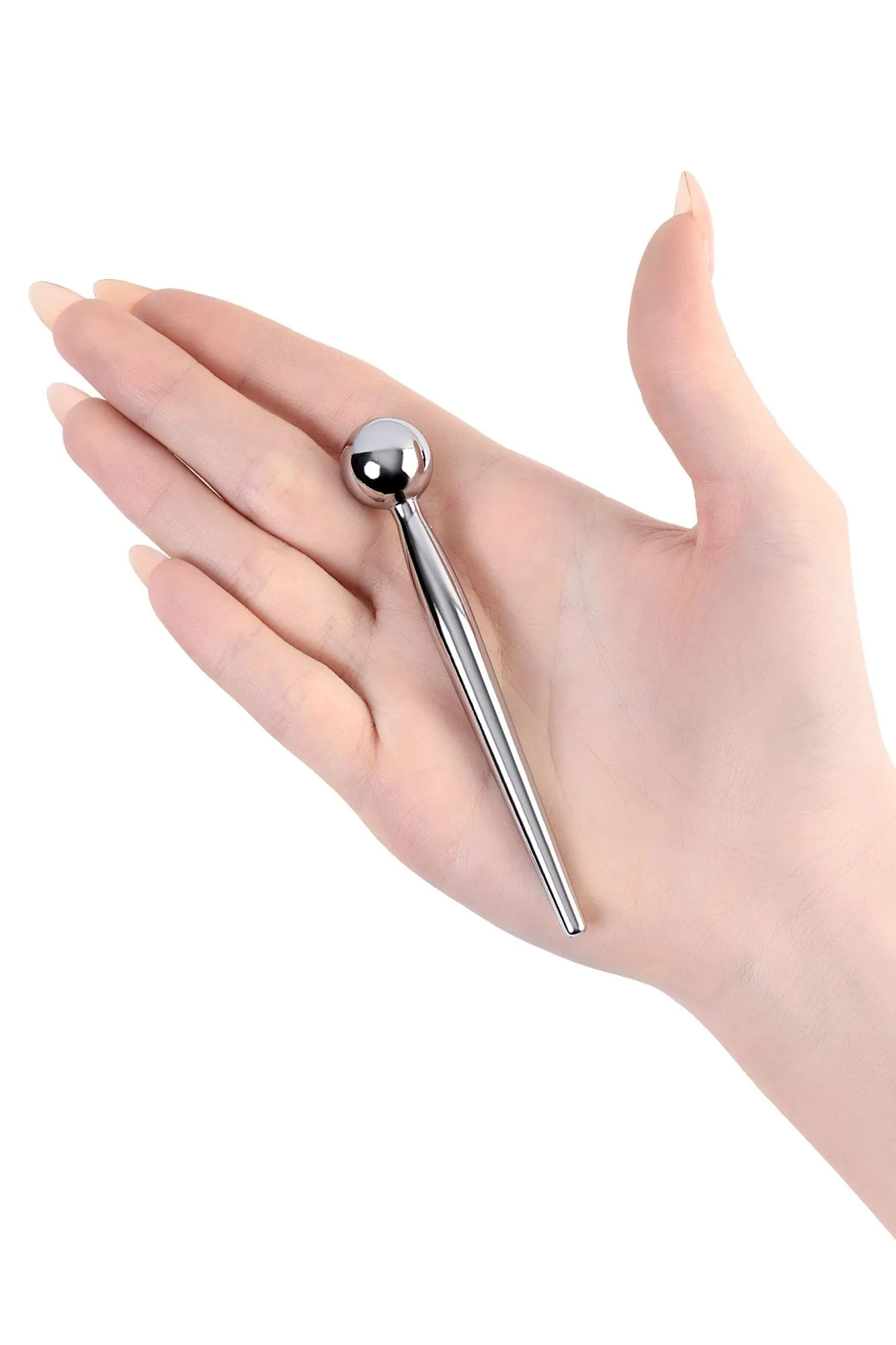 уретральный плаг toyfa metal с ограничителем-шариком, серебряный в Сочи