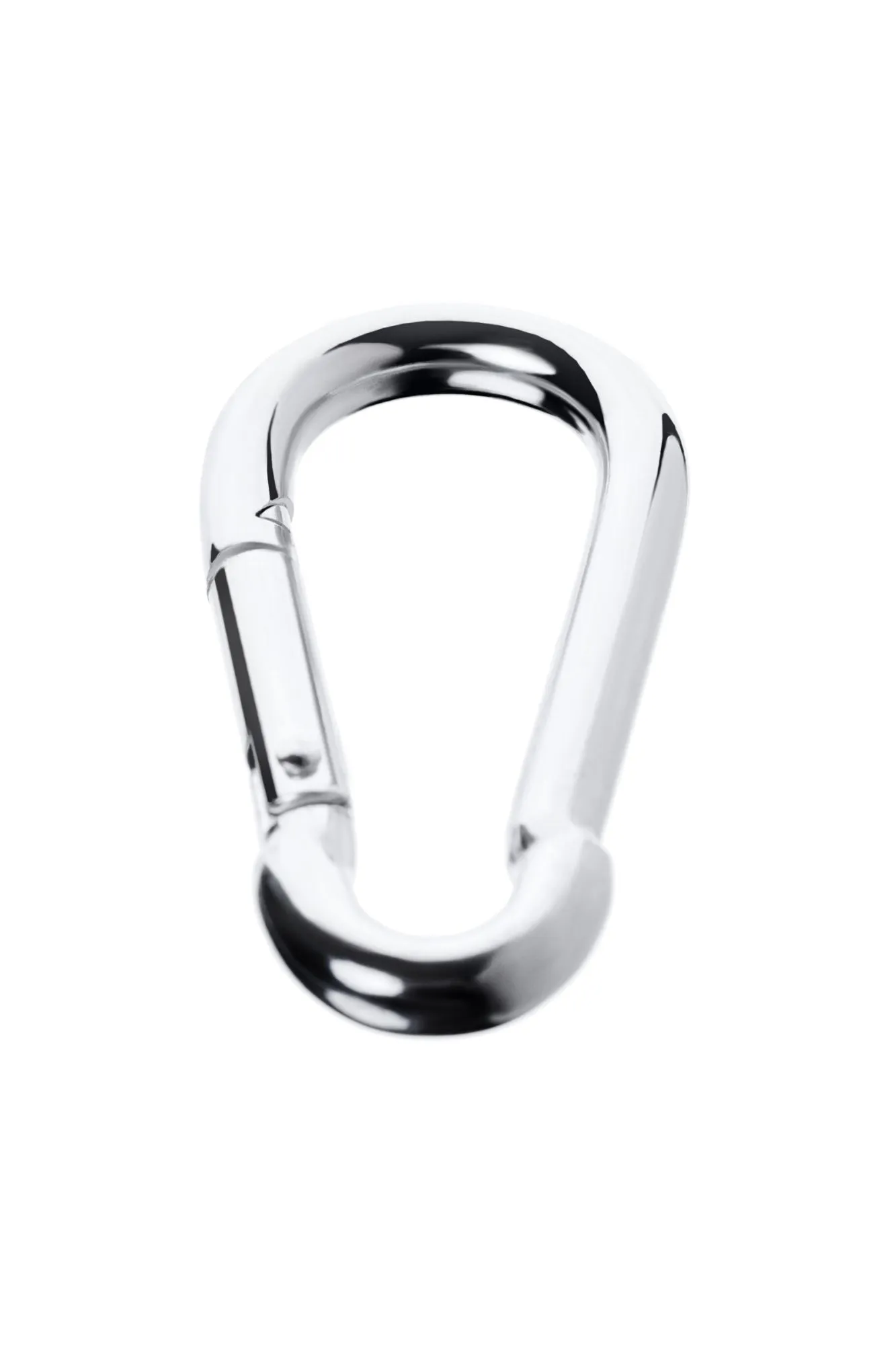 карабин toyfa metal, металл, серебряный, 5 см в Сочи