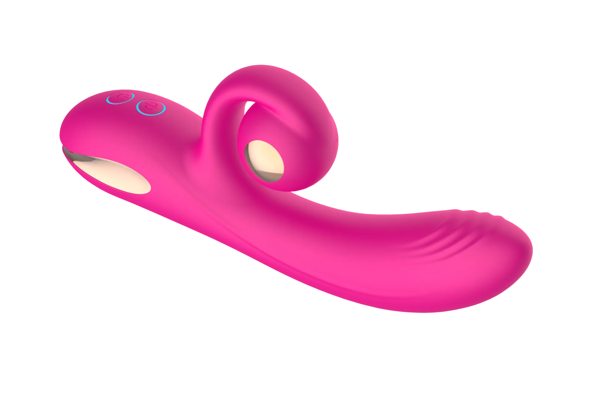 силиконовый вибратор-кролик с функцией вращения sw3052-hot-pink в Сочи