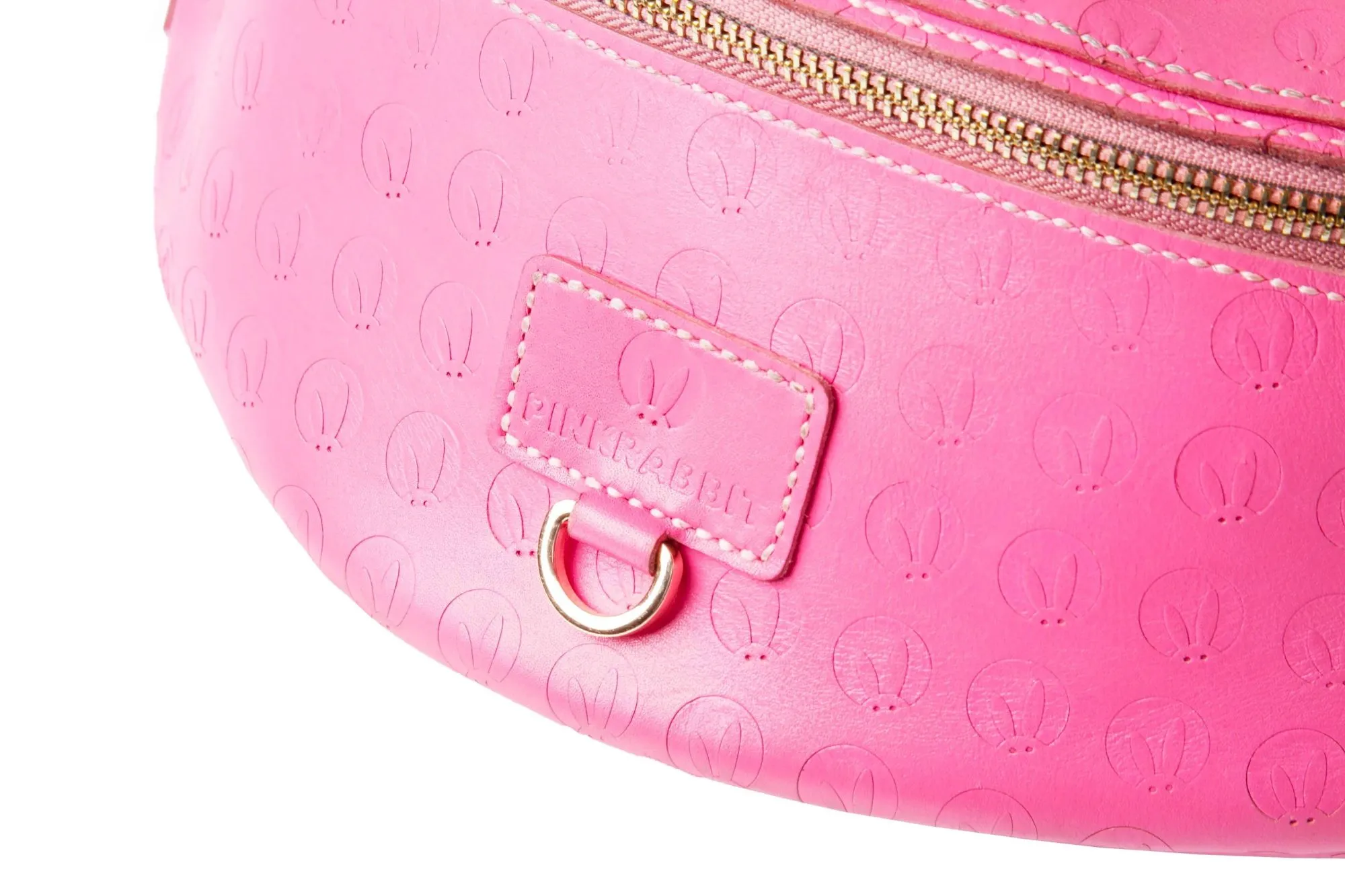 бананка розовая с кольцом и принтом в Сочи