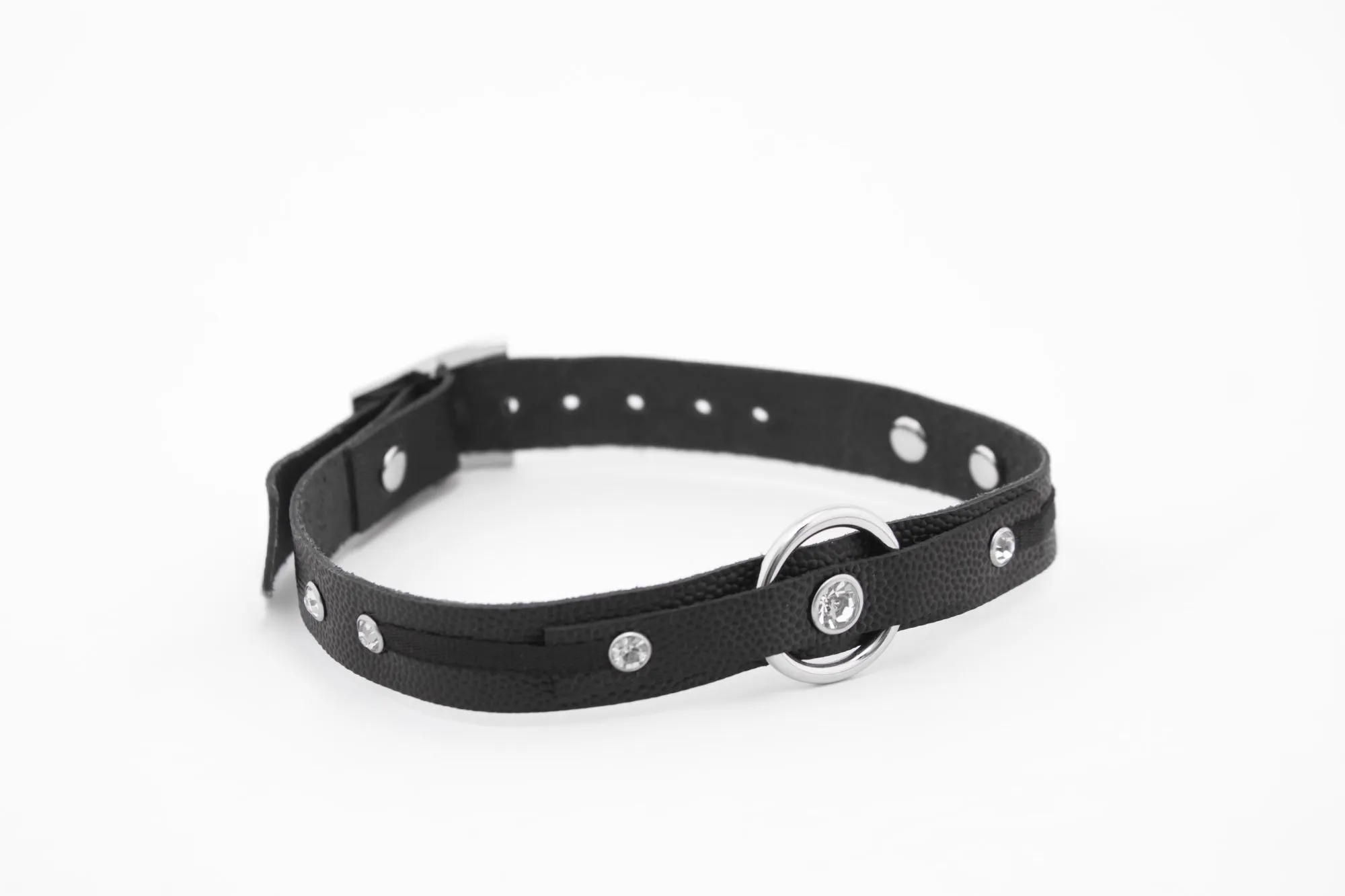 чокер с кольцом pinkrabbit, чёрный в Сочи