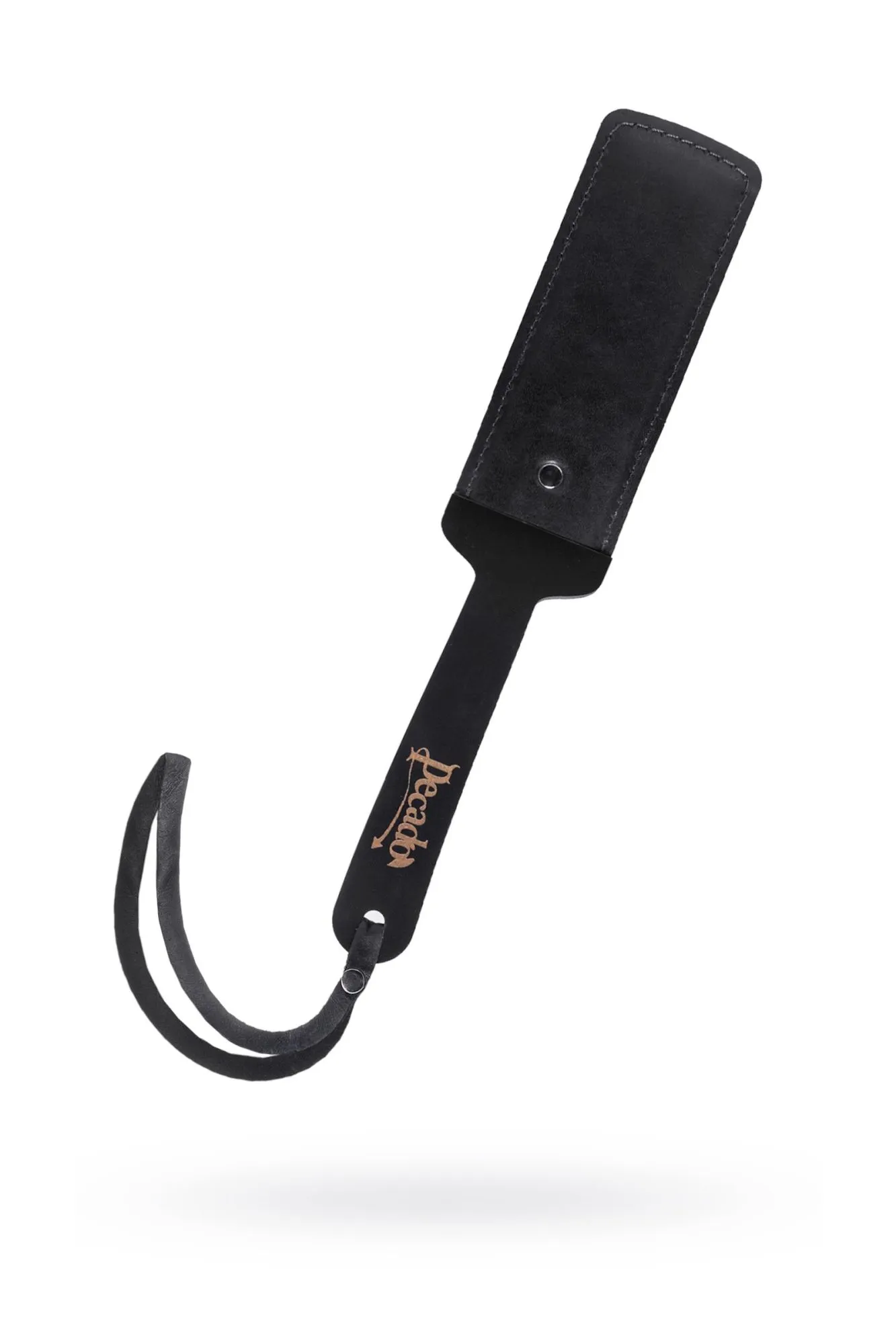 паддл pecado bdsm, твердый, натуральная кожа и дерево, черный в Сочи