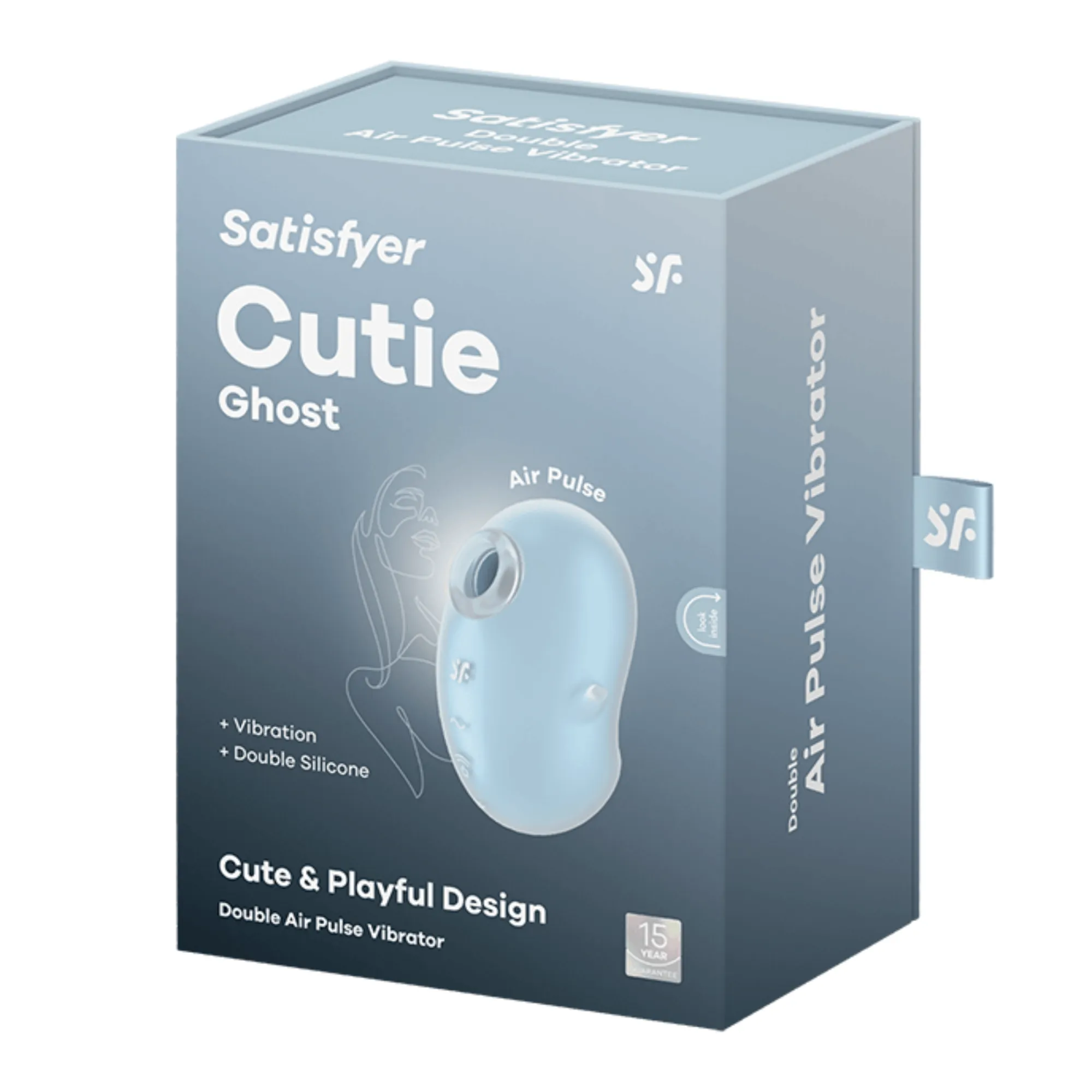 вакуумный массажер satisfyer cutie ghost light blue 067759sa в Сочи