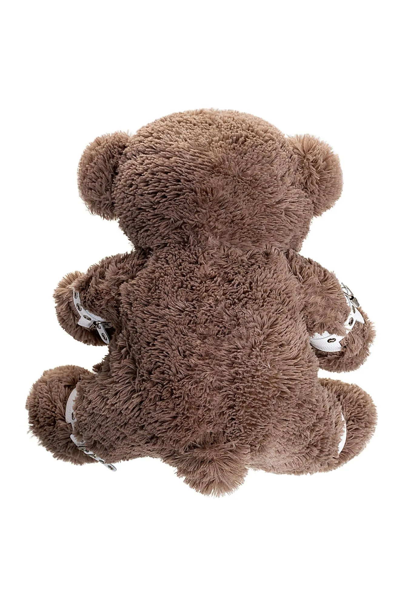 бондажный набор pecado bdsm, «медведь бурый», оковы, наручники, натуральная кожа, белый в Сочи