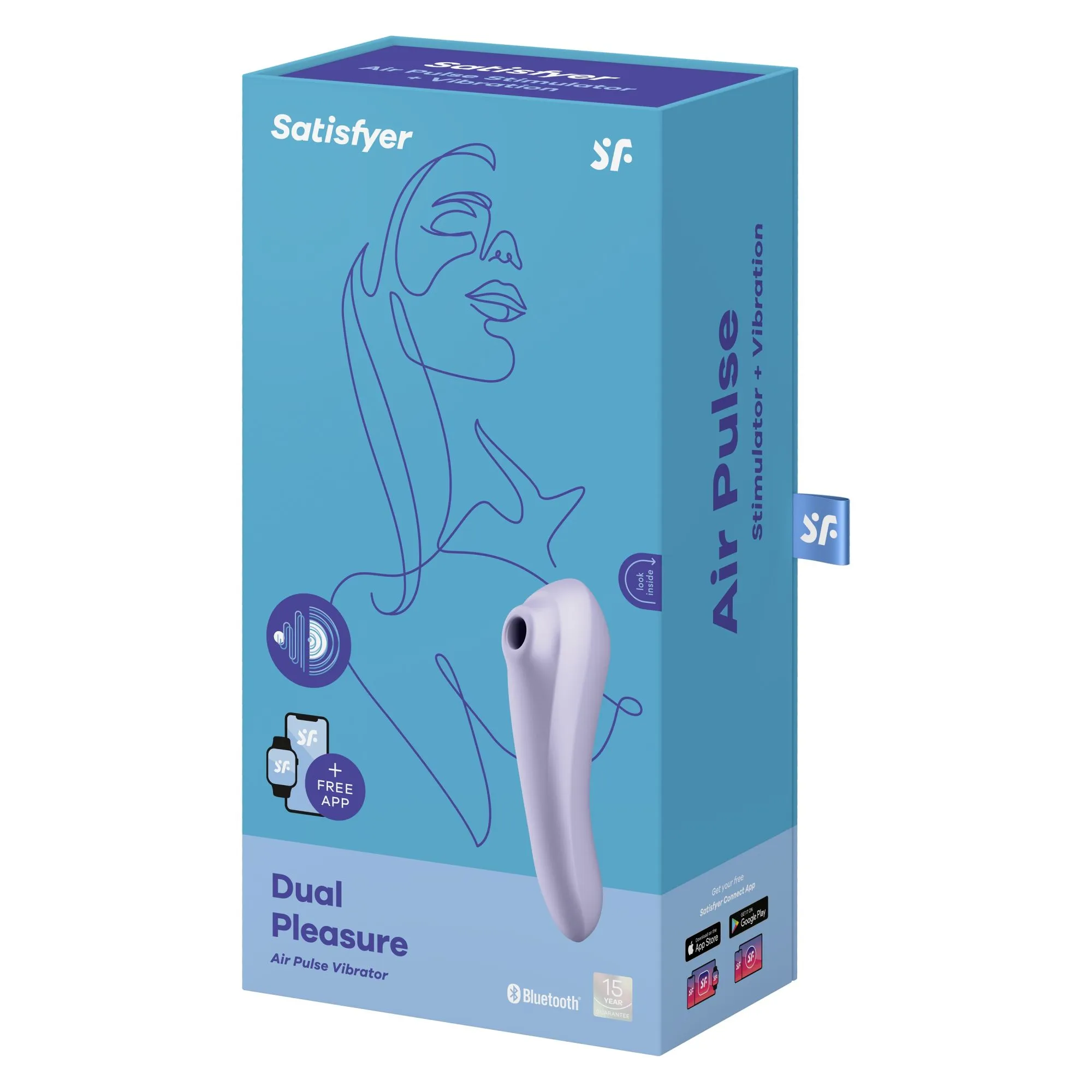 вакуумный массажер satisfyer dual pleasure mauve 003108sa в Сочи