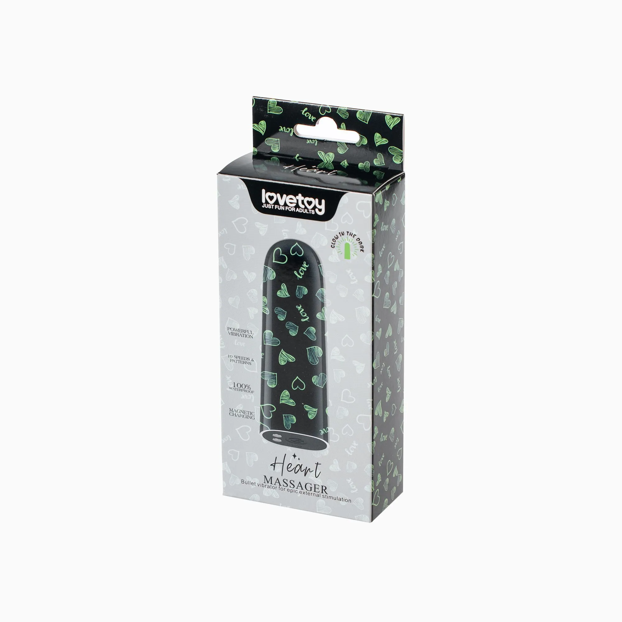  вибропуля lovetoy glow-in-the-dark heart_светится в темноте в Сочи
