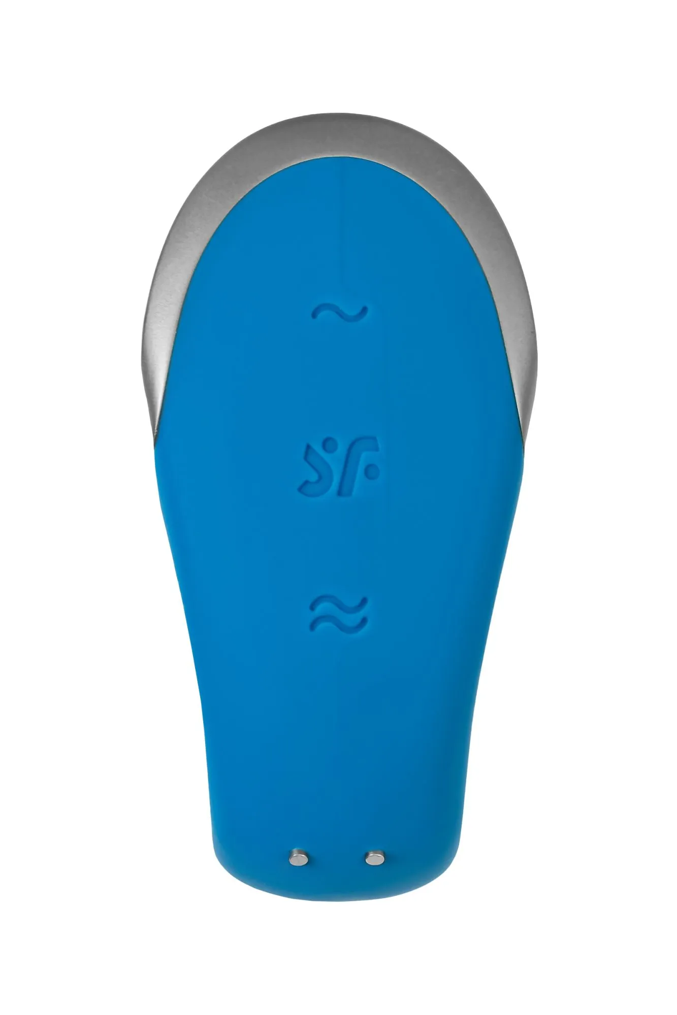 многофункциональный стимулятор для пар satisfyer partner double love, силикон, синий, 9 см в Сочи