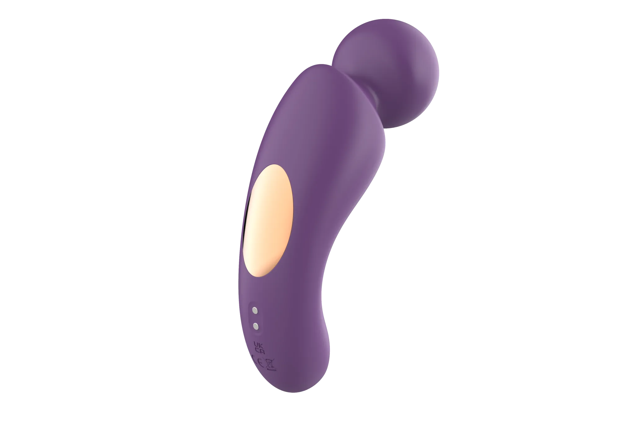 вибратор- вонд с изогнутым корпусом secwell sw24125-purple в Сочи