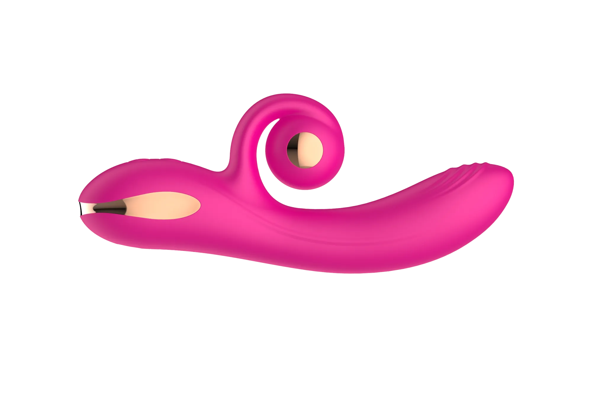 силиконовый вибратор-кролик с функцией вращения sw3052-hot-pink в Сочи